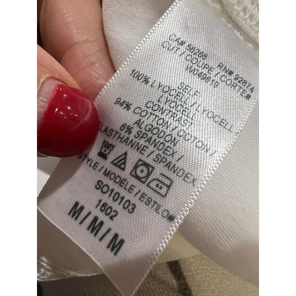 SPLENDID WHITE OPEN DRAPE CARGO JACKET WHITE LYOCELL MIXED MEDIA CANYONDALE M - Picture 12 of 13